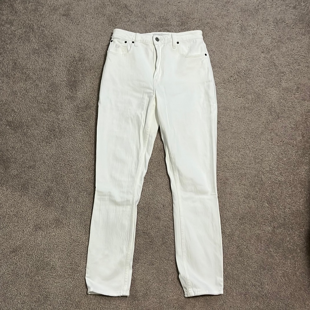 NWOT White Abercrombie Curve Love Jeans